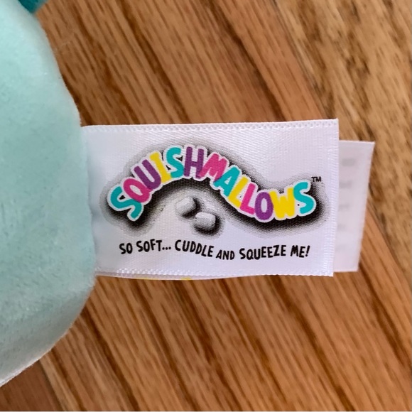 Squishmallows Aqua Raccoon 4” Blue Teal Stuffed Plush Toy Animal 11/2019 - Picture 6 of 8